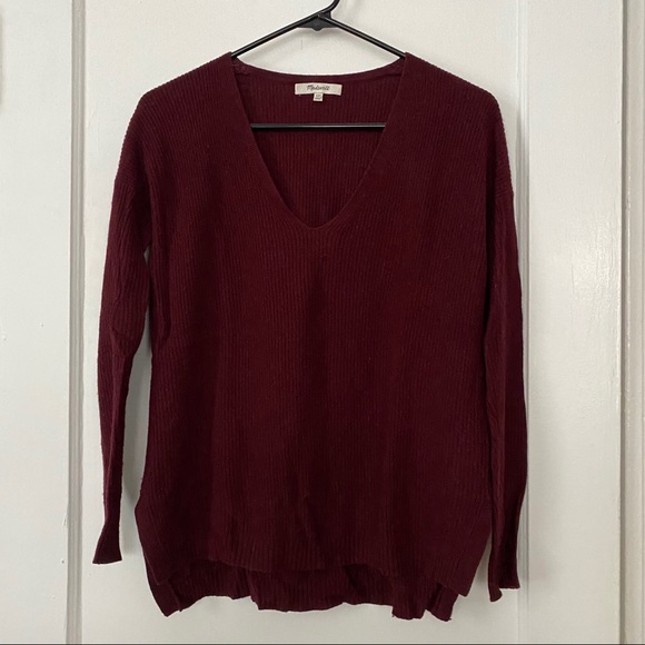 Madewell warm light v neck sweater - Picture 3 of 5